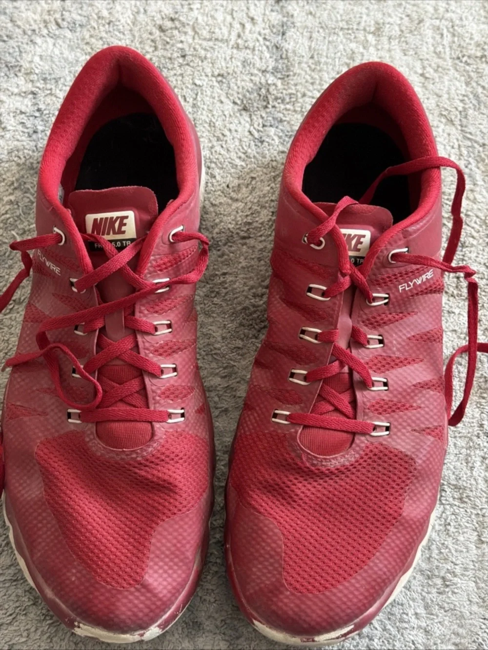 Nike Free 5.0 TR Flywire Red Men's size 13